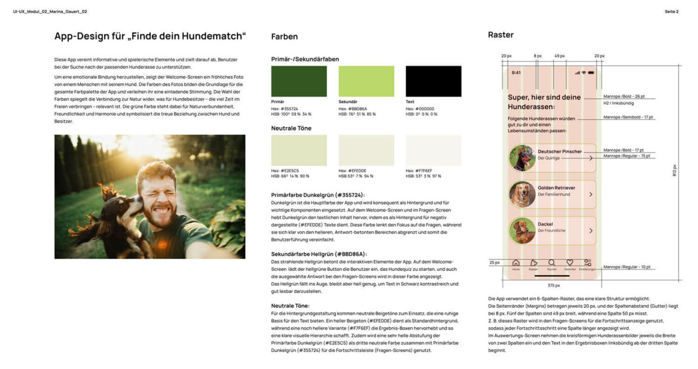 UX/UI-Design von OfG Teilnehmerin Marina Gauert