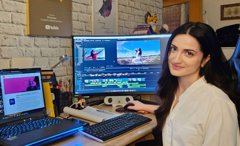Elif Karaman Making of Adobe Premiere Onlinekurs OfG staatlich zugelassen