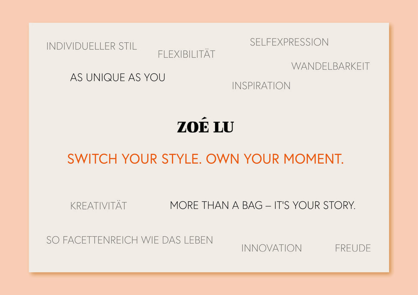 Crossmediadesign / Slogan von Natalia Tap